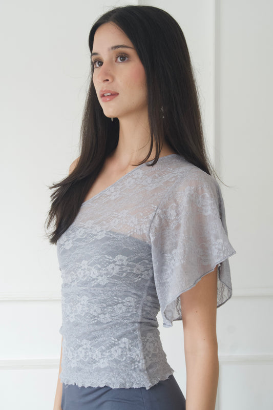 Maia top in lace